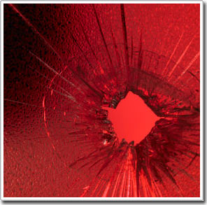 Gun to block bullets in the air