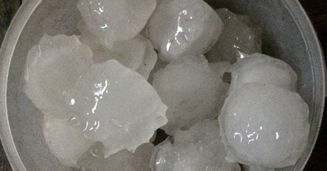 Hail is the largest in 30 years in Tuyen Quang