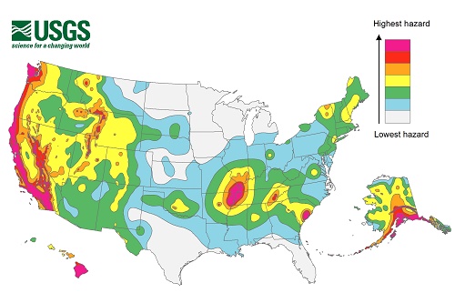 Half of America faces earthquake risks