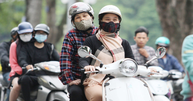 Hanoi is about to receive strong cold air, the heat background drops to 12 degrees