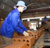 Hanoi produces bricks and tiles according to advanced technology