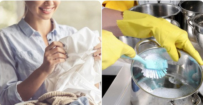 Happy news: Washing dishes and washing clothes will help women live longer