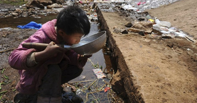 Harm of polluted water