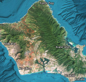 Hawaii is gradually falling.