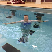 He is capable of floating in anomalous water