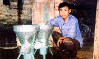 He was a 'barefoot veteran' and a chopper
