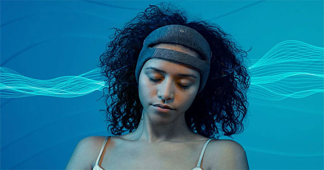 Head band helps deep sleep