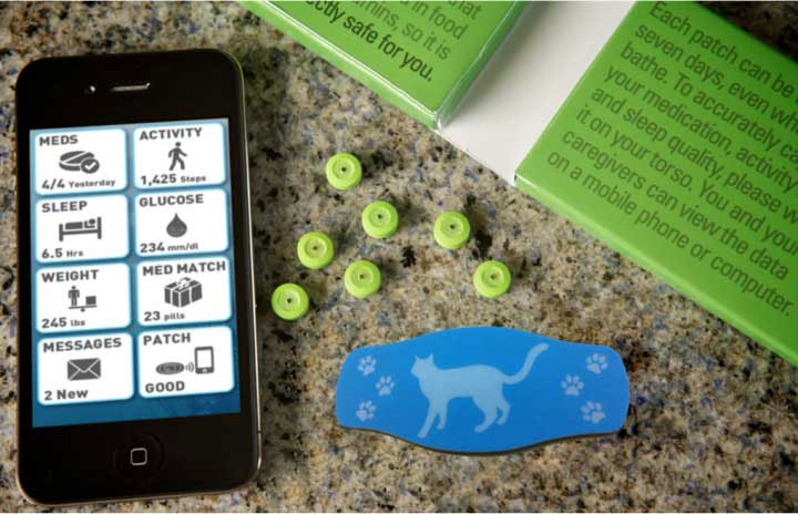 Health check with microchip 'medicine'