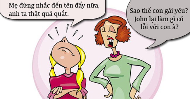 Heartbreak when mother and husband share the same opinion