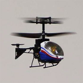 Helicopter made from phone parts