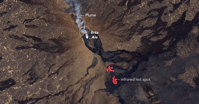 'Hell's Gate' in Ethiopia is filled with 7km long cracks