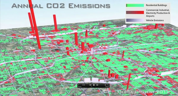 Hestia - the system for estimating air emissions