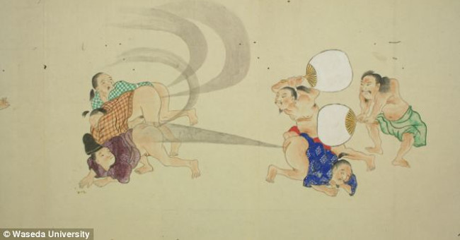 Hidden inside the 200-year-old Japanese painting