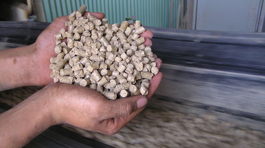 High quality fuel from rice husk