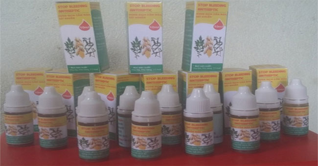 High school female students' 3-in-1 antiseptic drugs from natural medicinal herbs