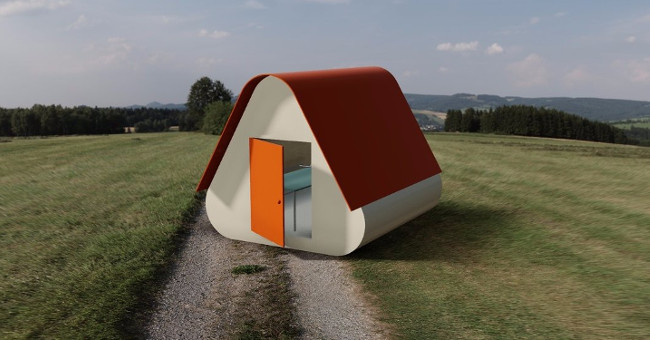 High school students design housing for extremely homeless people