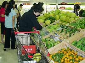 High Tech Supermarket Trolleys