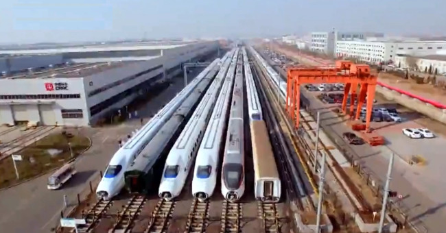 High-speed shipyard is as wide as 248 football fields in China