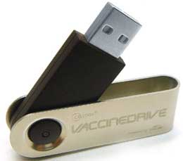 High-speed USB chip and USB drive with antivirus software