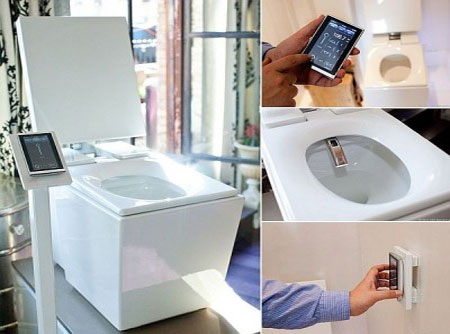 High-tech toilet, priced at $ 6,300