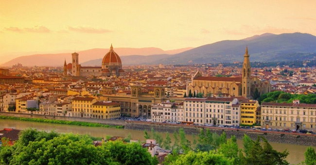 Historical center of Florence - Italy
