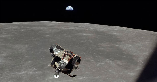 Historical moments when people first set foot on the Moon