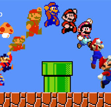History and evolution of Mario games