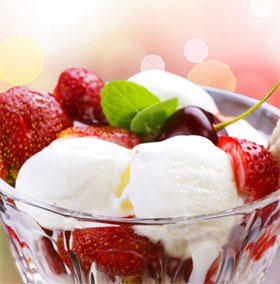 History of formation and development of ice cream