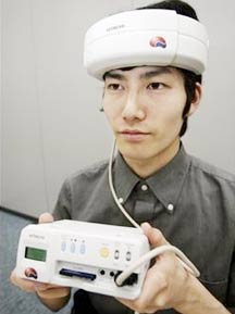Hitachi developed mobile brain tomography equipment