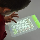 Hi-tech table helps children learn math well