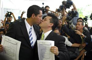 Homosexual weddings come from ... medieval times