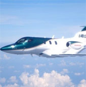 Honda plane took off
