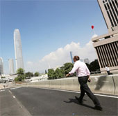 Hong Kong atmosphere is cleaner during the demonstration days