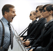Hot people are easy to be big bosses