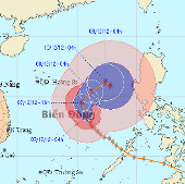How did Bopha storm enter Vietnam?