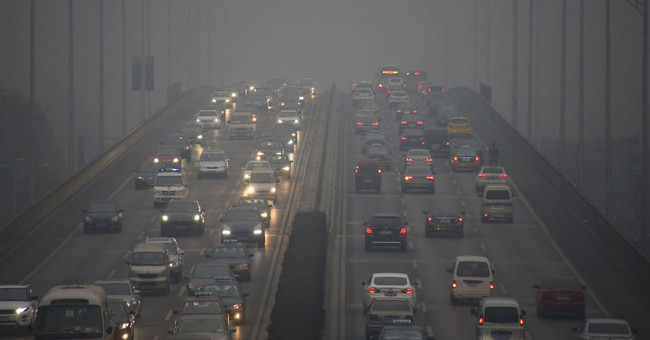 How did China 'rescue' people from air pollution?