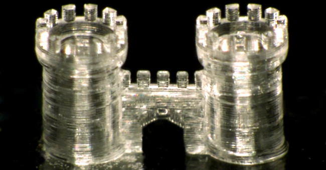 How did scientists print 3D fine art items with high details from glass?