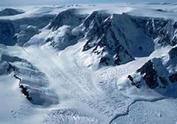How did the Antarctic ice sheet become?