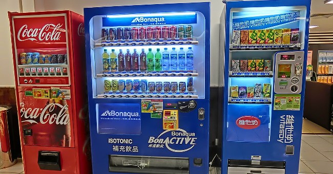 How do vending machines distinguish coins?