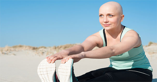 How does cancer people exercise to repel disease?