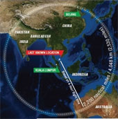 How does satellite track the plane?