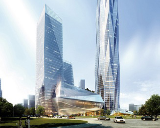 How does the tower 450 meters taller not collapse?
