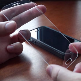 How is the 'super durable' sapphire screen made?