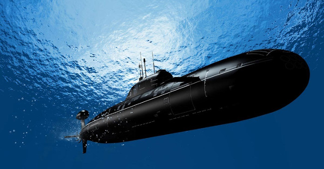 How the submarine dives and floats to the surface