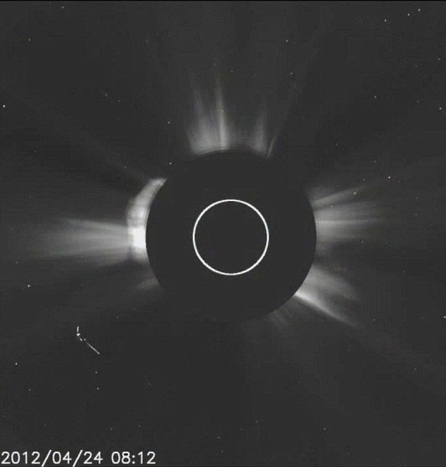 How to detect UFOs near the Sun?
