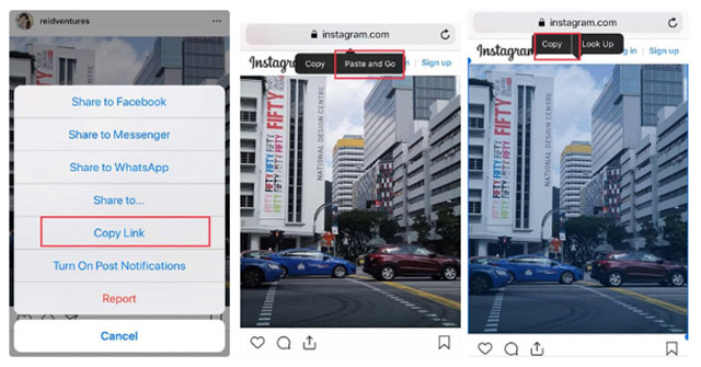 How to download Instagram photos to iPhone without software