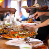 How to eat buffet without risk of infection?