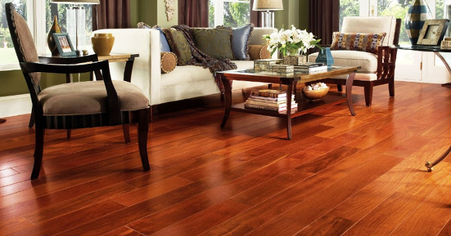 How to handle the wooden floor bulging due to flooding in the rainy season