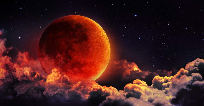 How to see the blue moon, the blood moon online tonight 31/1/2018