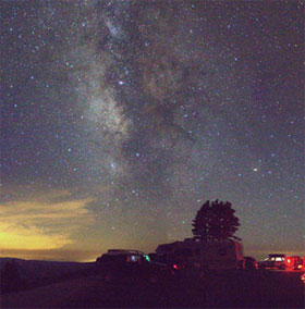 How to see the Milky Way?